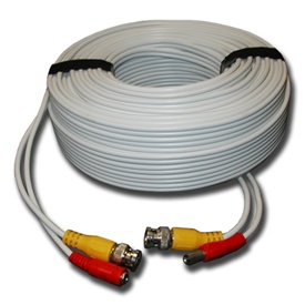 (image for) 150FT White Premade Siamese Cable - Click Image to Close